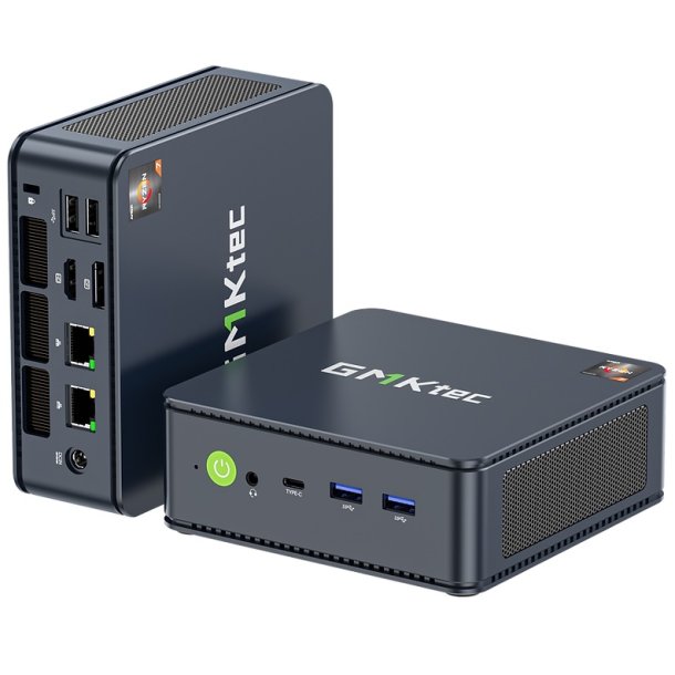M5 Ultra Mini PC med AMD Ryzen 7 7730U, 16GB RAM, 512GB SSD og Windows 11 Pro
