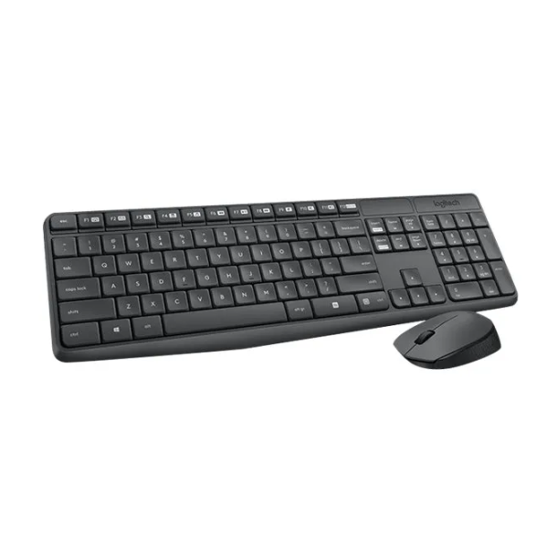 Logitech MK235 Tastatur og mus-st Trdls Pan nordisk