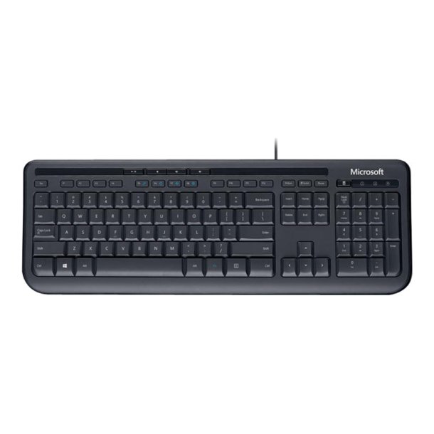 Microsoft Wired Keyboard 600 Tastatur Kabling Nordisk