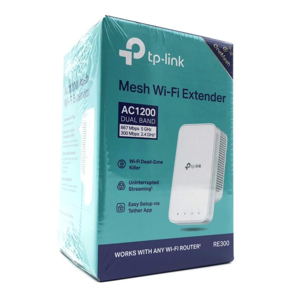 TP-Link RE300 WiFi-rkkeviddeforlnger Ekstern
