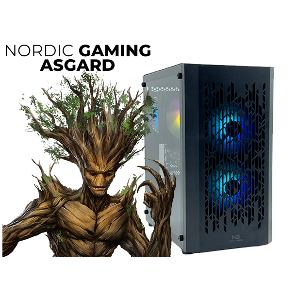 Nordic Gaming Asgard Yggdrasil V4 Gaming PC | Ryzen 5 16GB RTX 3050 1TB