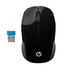 HP 200 Optisk Trdls Sort